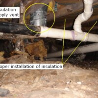 supply vent without insulation