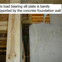 incorrect load bearing plate installation
